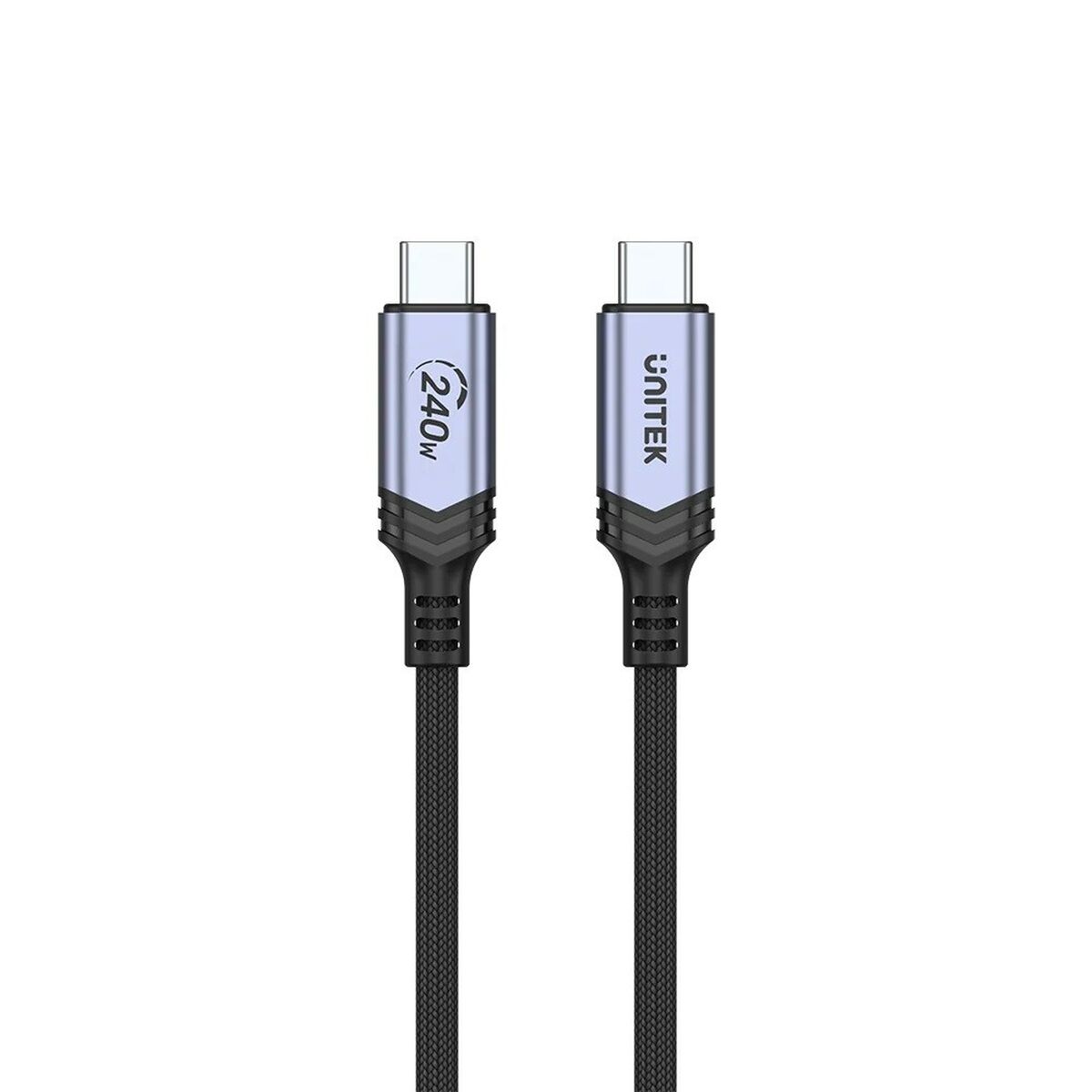 Kabel USB C Unitek C14110GY-2M Schwarz 2 m